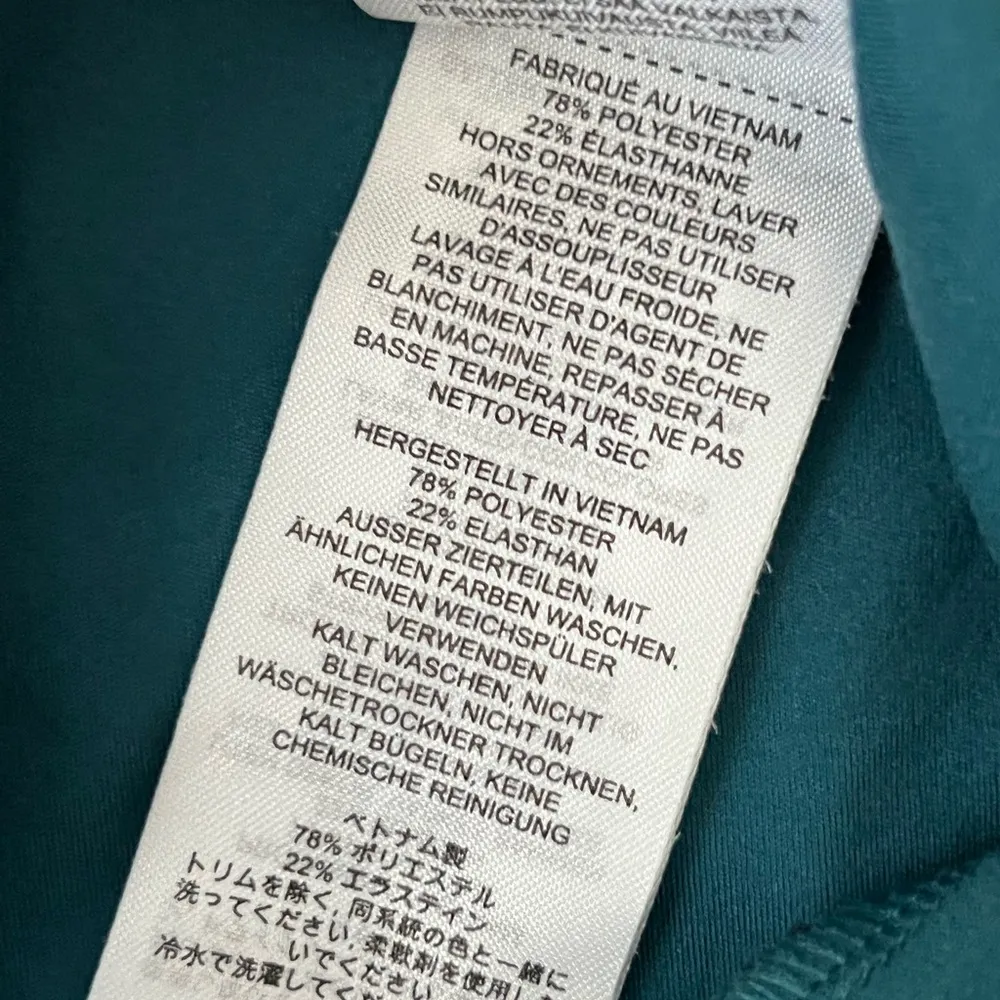 Gymshark Brushed Athletic High Waisted Leggings | Teal Blue Green | XS - Image 5