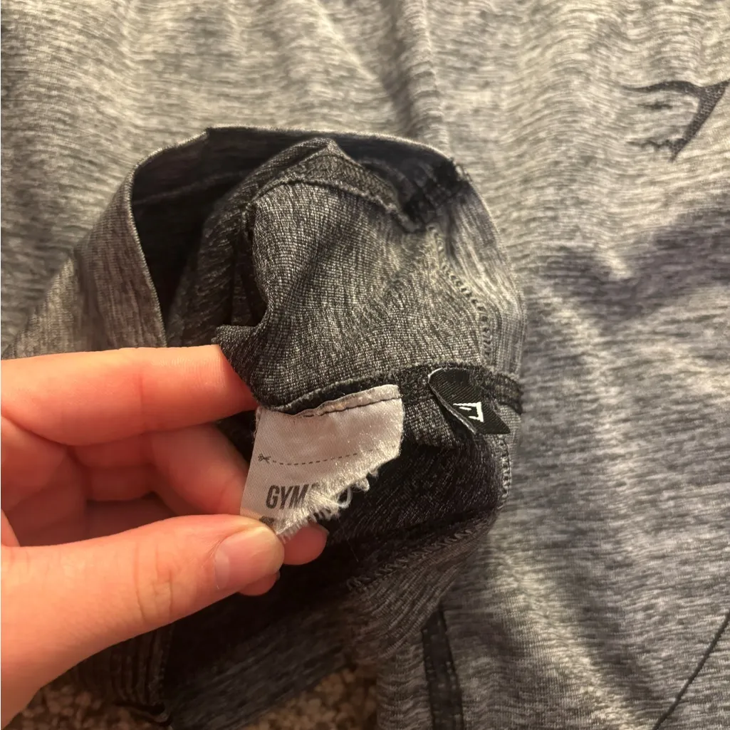 Gymshark Charcoal Bike Shorts - Image 3