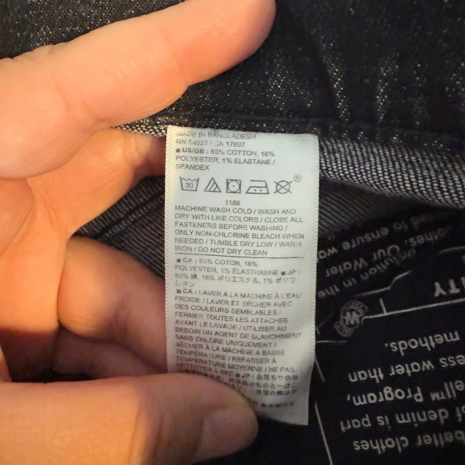 NWT Banana Republic Straight High Rise Ankle Jean, Washed Black, 26/2 - Image 4