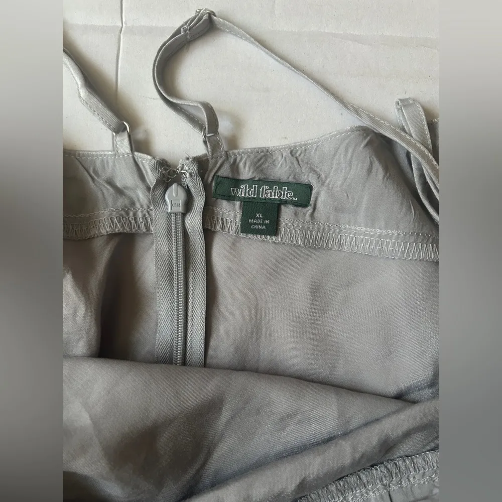 Women's Wild Fable Dress Maxi Slip Dress Iridescent Gray - Image 5