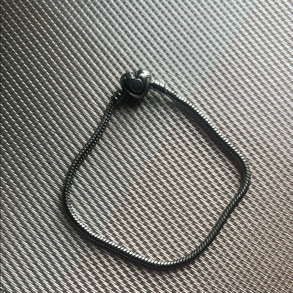 Pandora Silver Heart Charm Bracelet - Image 2