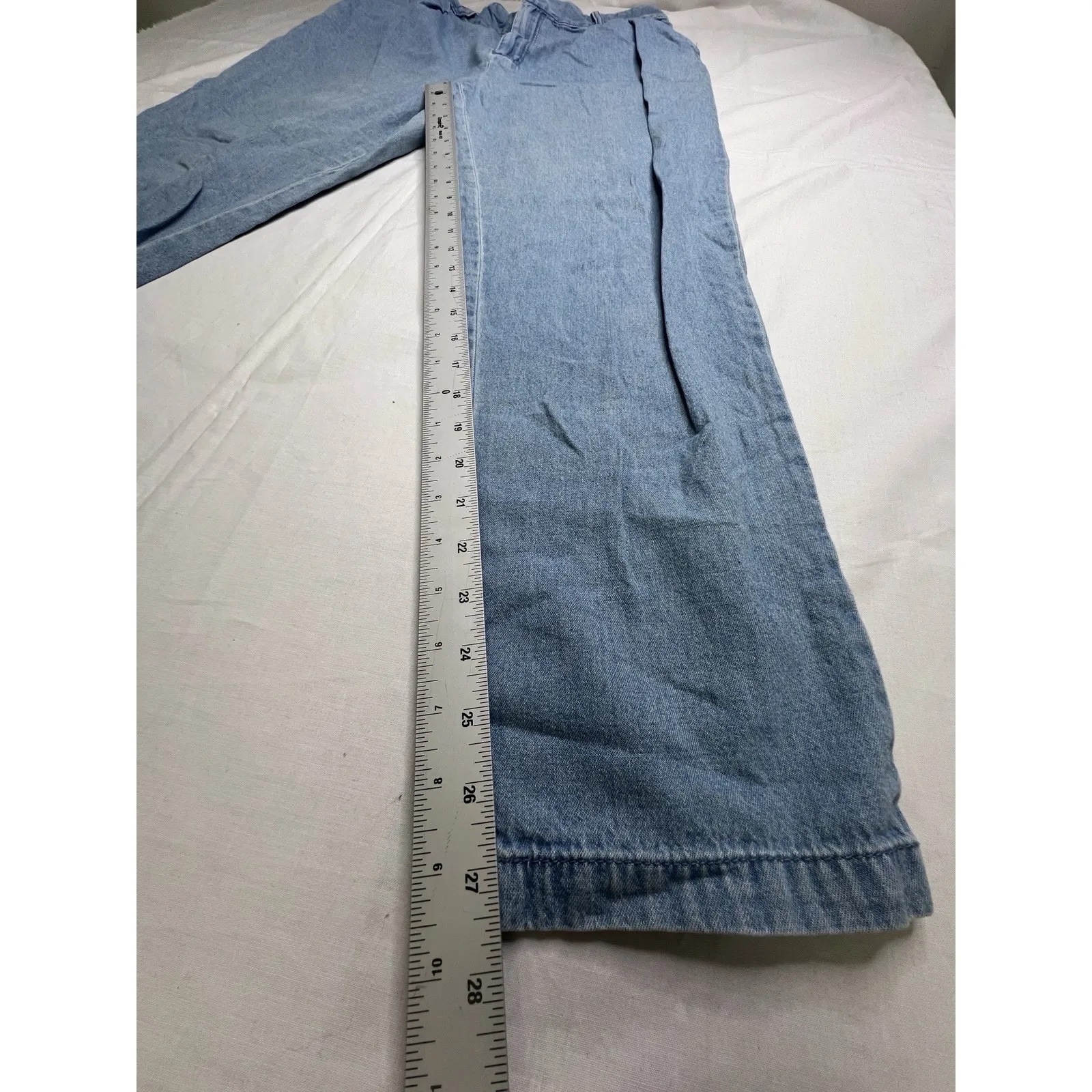 Zara Women's Basic Denim Jeans Blue Women's Size L - Image 2