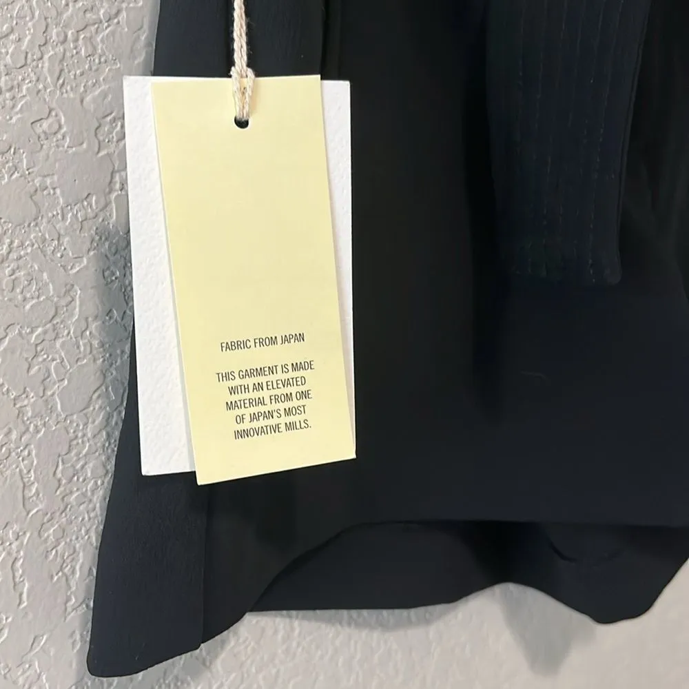 WILFRED (NWT) Black Tie Front Dress Shorts, Size 0 - Image 5