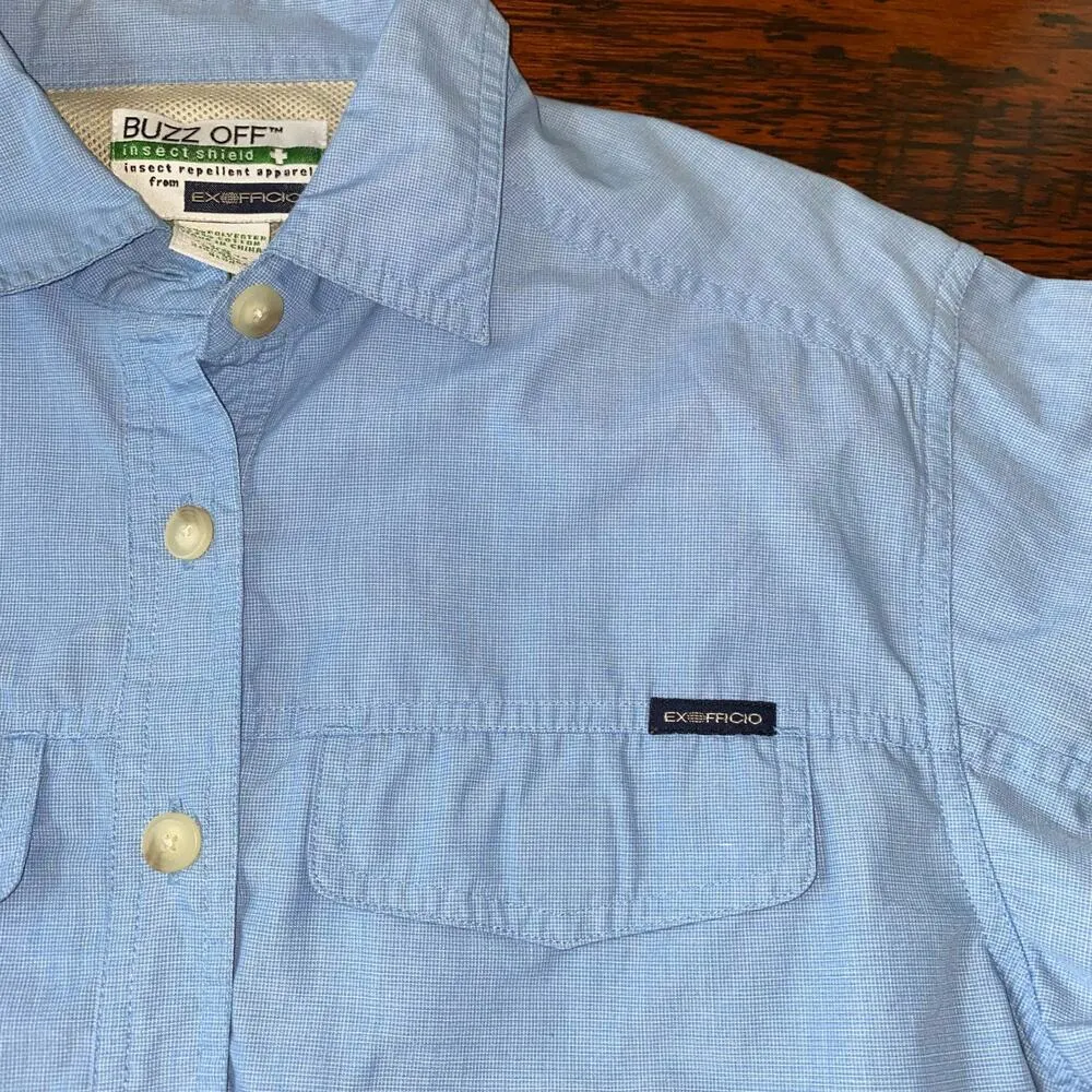 Exofficio Buzz Off Insect Shield Insect Repellant Apparel Fishing Hiking Shirt Size XS - Image 7