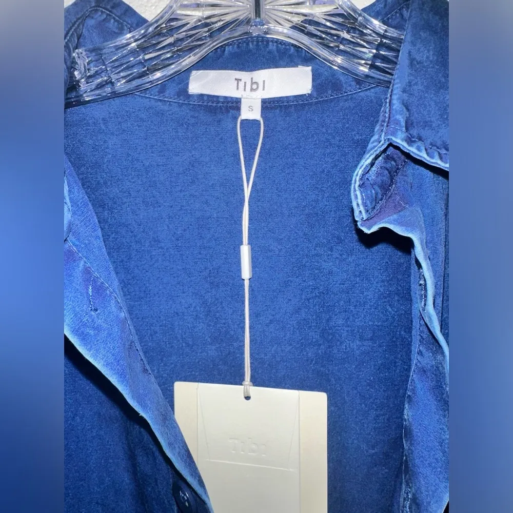 Tibi -Tencel Cotton Shirtdress SIZE S - Image 5