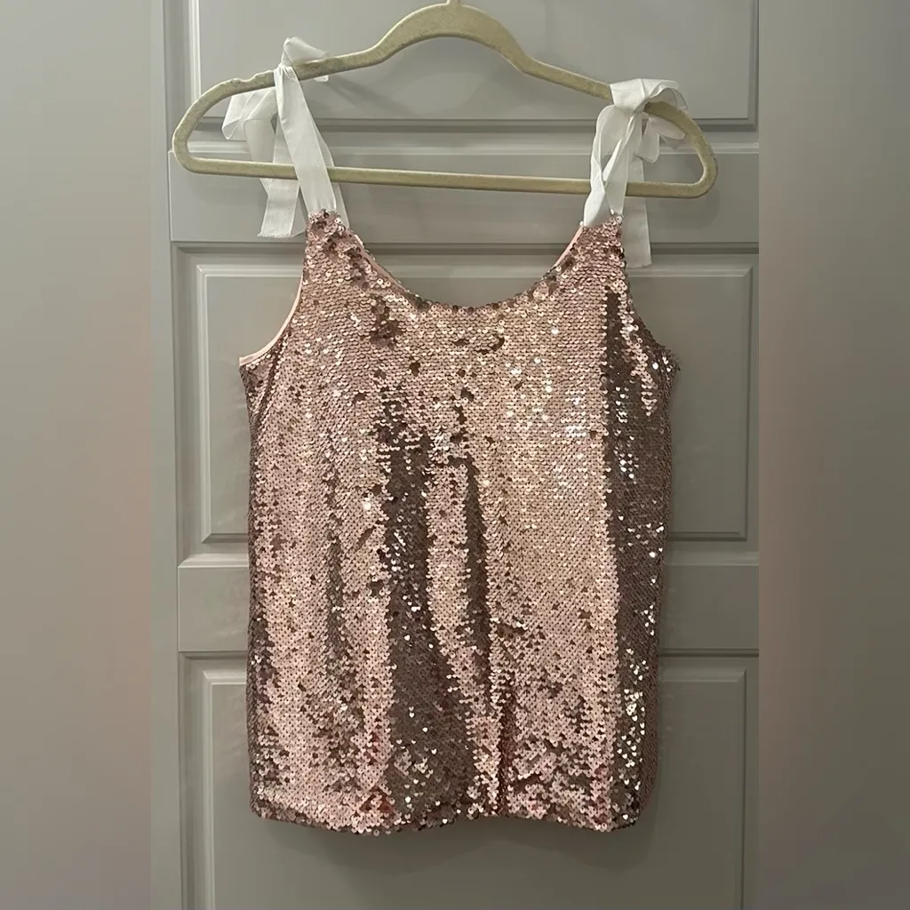 Cake For Dinner Sequined Top Size Small Pink - Image 4