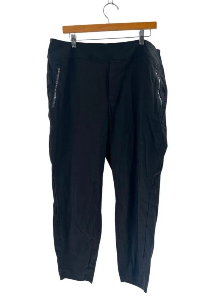Athleta Trekkie North high rise trousered jogger black sz 18 - Image 7