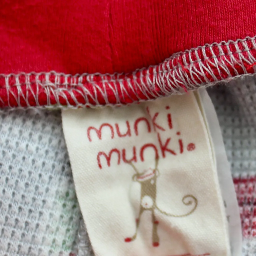 Munki Munki Grey Christmas Winter Holiday Car Long-Sleeve Pajama Set Small - Image 9