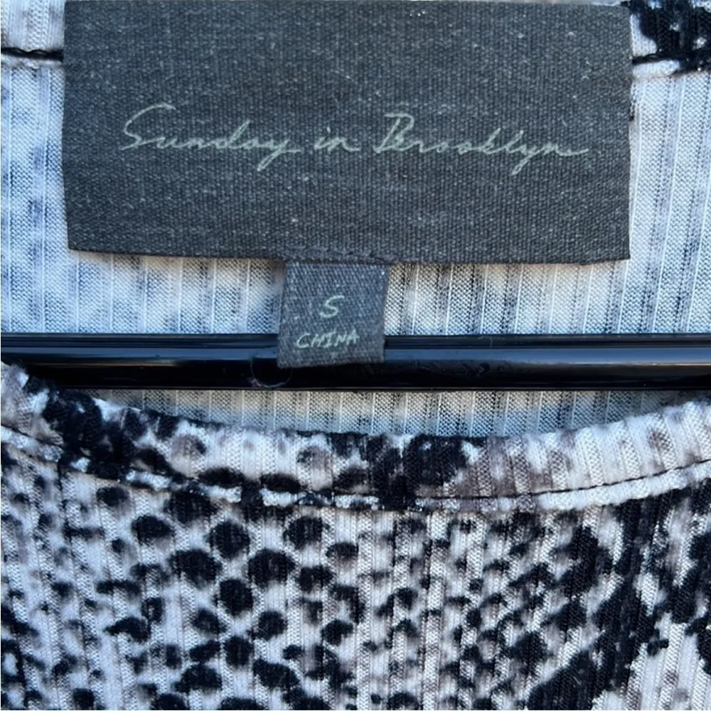 Like New Anthro / Sunday in Brooklyn Ashton Snakeprint Long Sleeve Top - Image 7