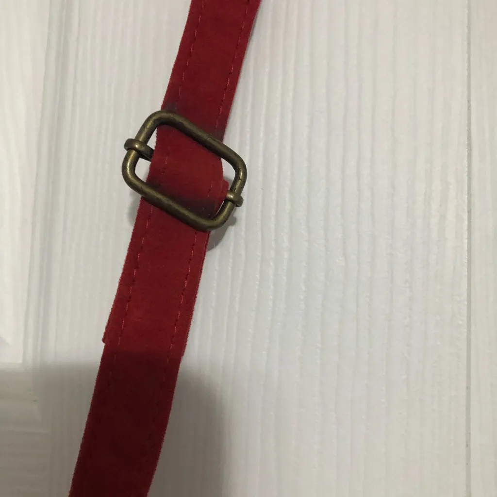 Embroidered floral suede feeling fall color purse crossbody boho Aztec - Image 5