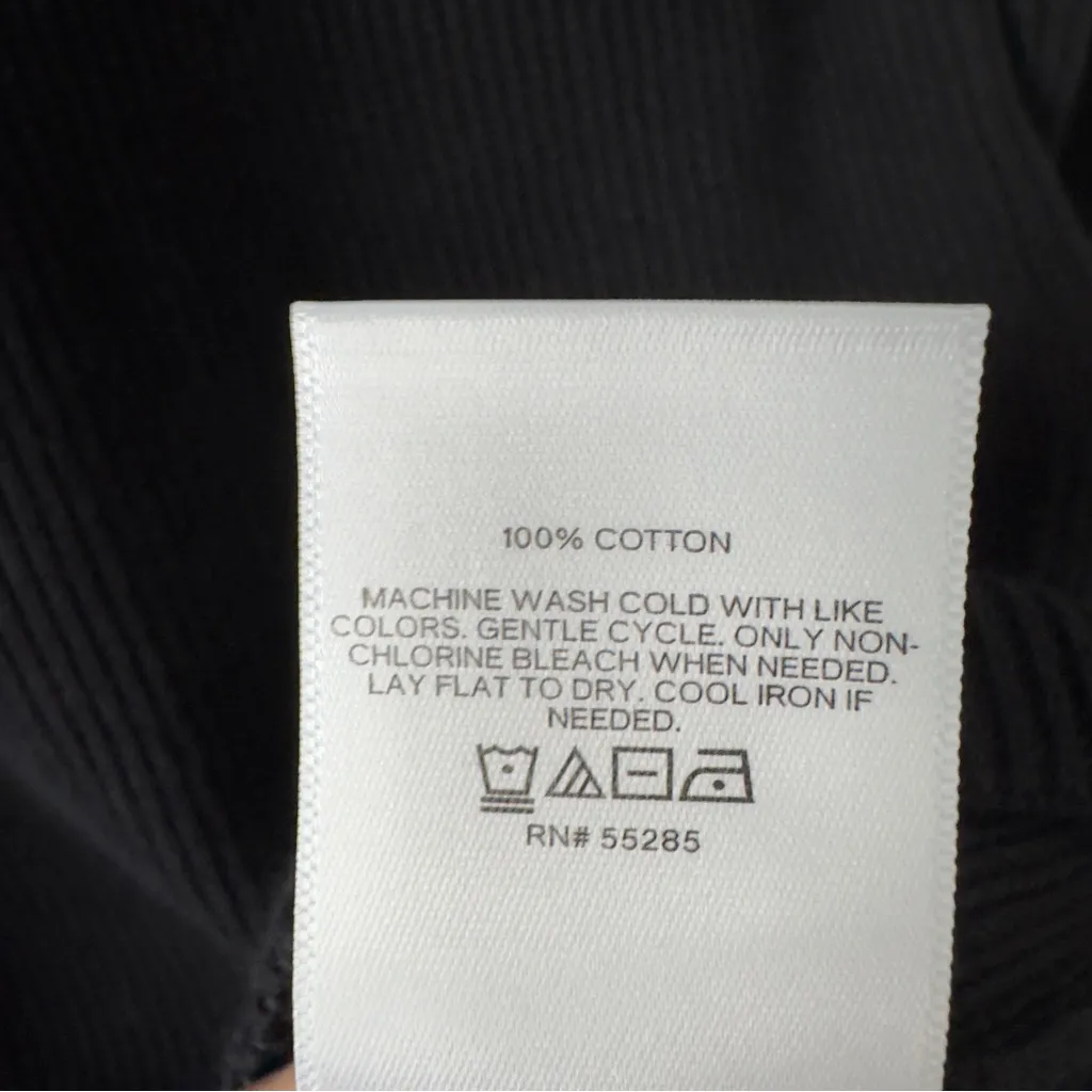 Express Black Half-Zip Turtleneck Sweater ribbed long sleeve classic fall winter - Image 10