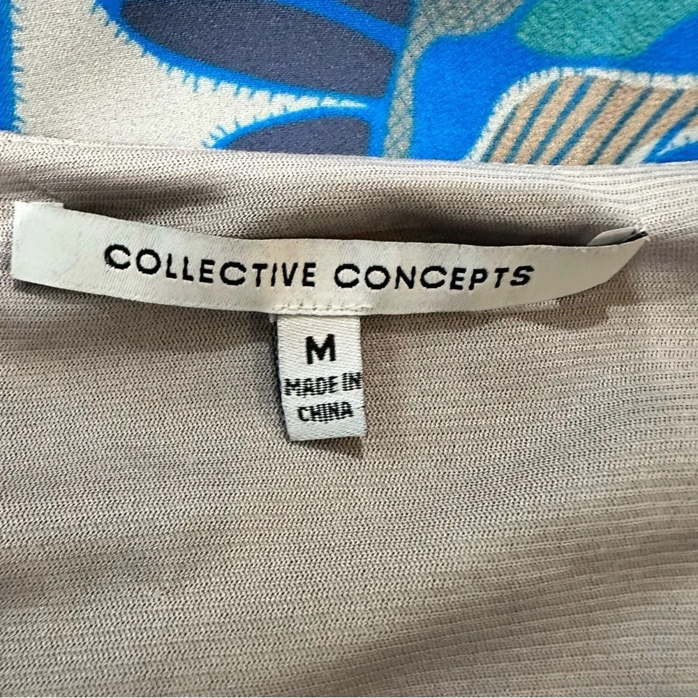 Collective Concepts Belted Floral Dress – Size M - Image 12