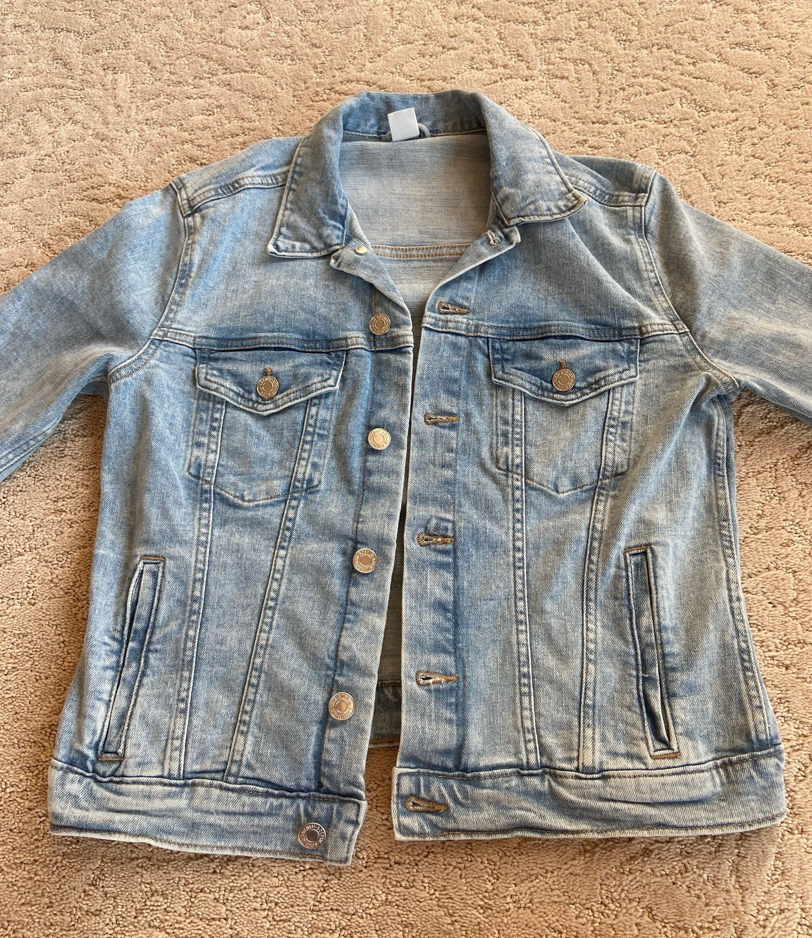 Jean Jacket Blue Size 8 - Image 2