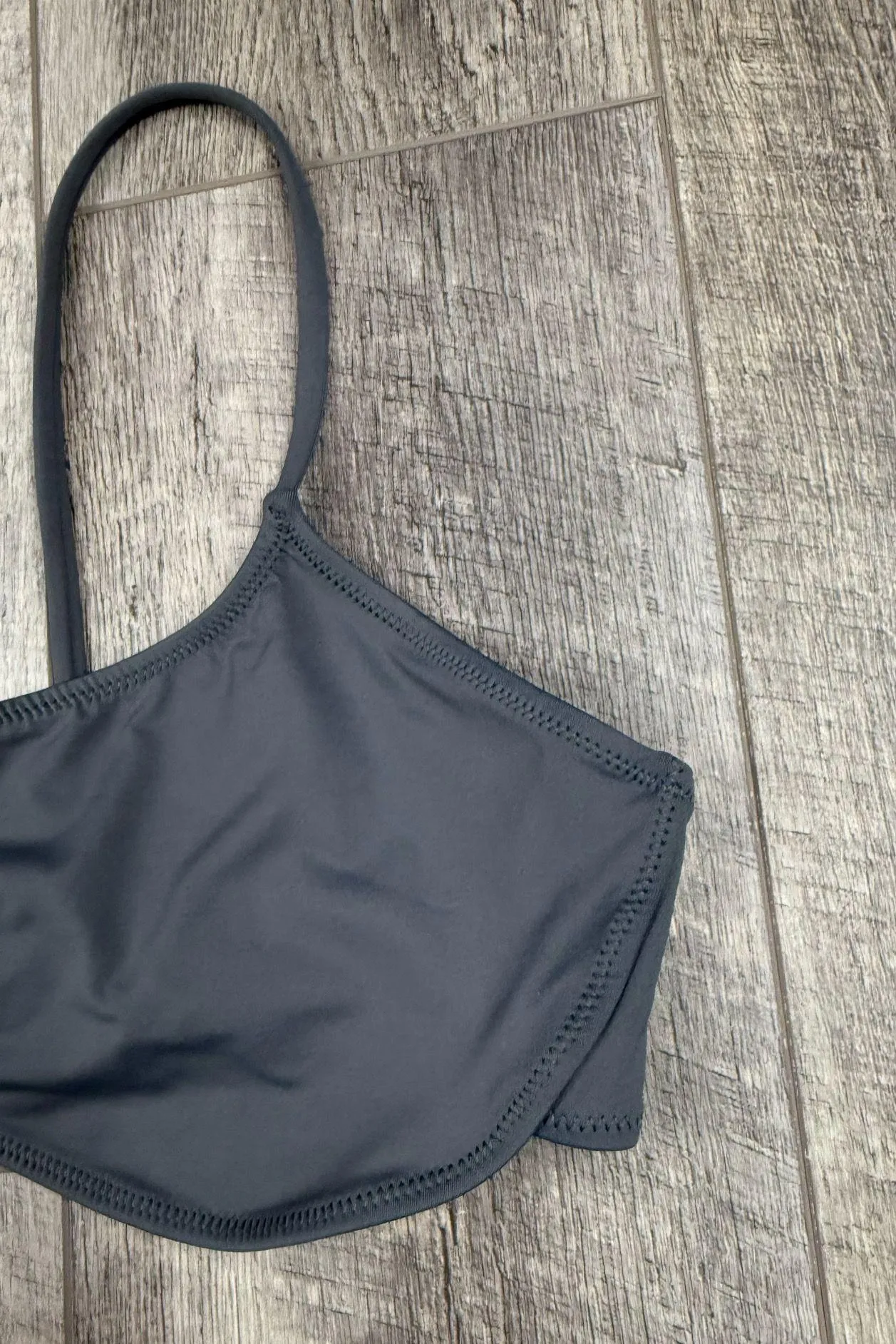 Skims Grey Bikini Top  - Image 3