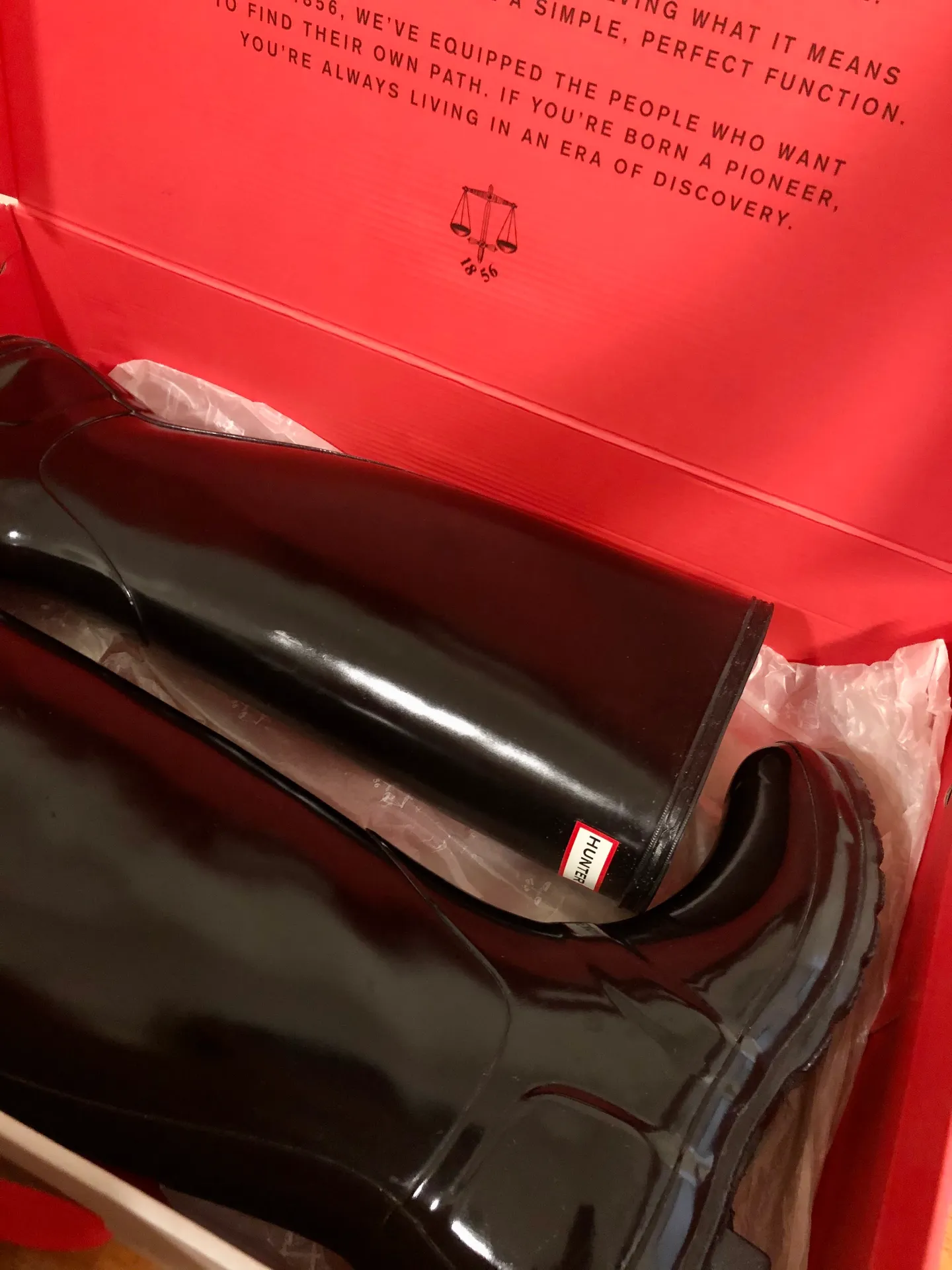 Hunter Rain Boots Original Black Gloss - Image 6