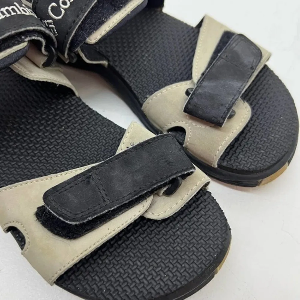 Columbia black hook & loop open toe sports sandals adjustable straps women sz 6 - Image 7