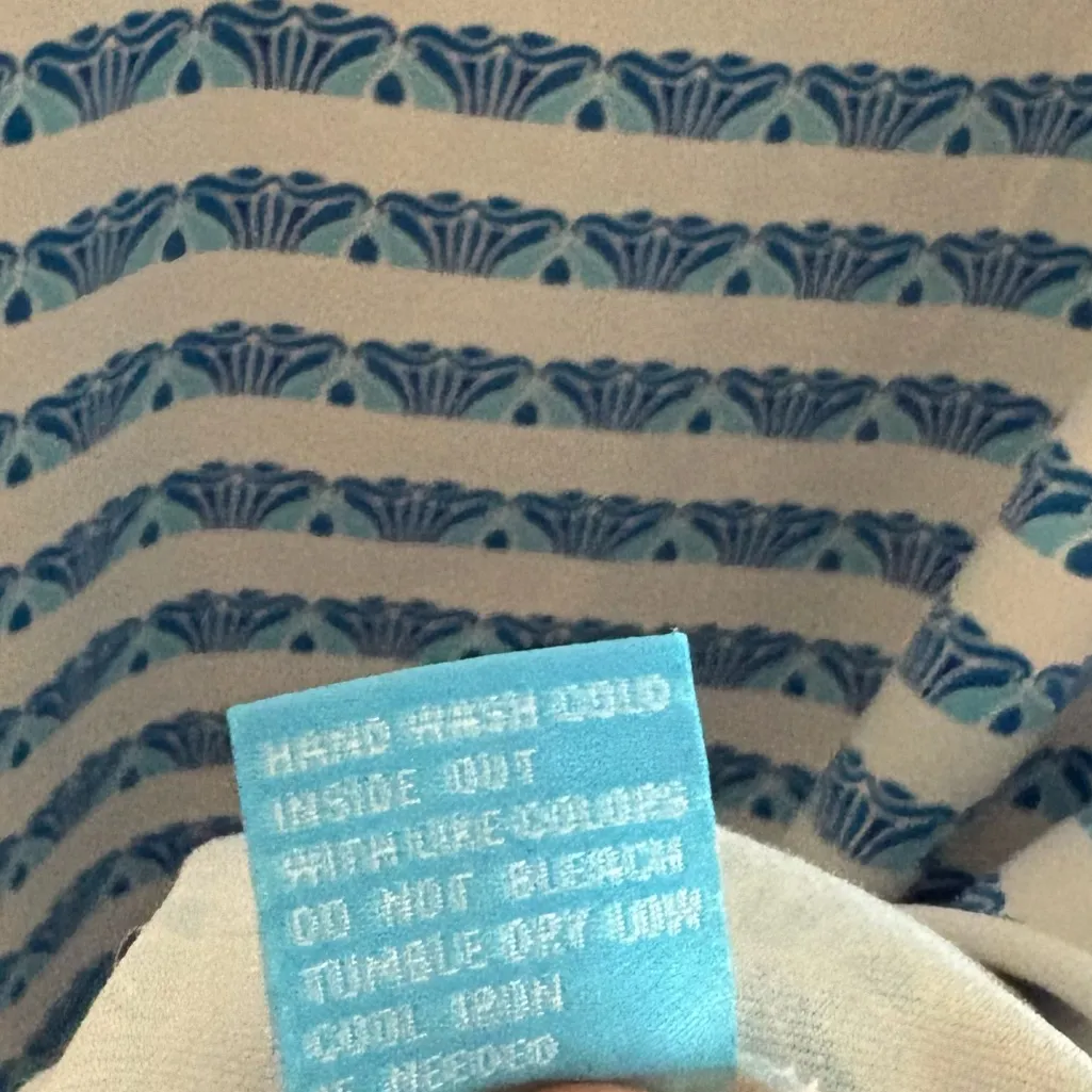 J. McLaughlin Blue And White Pattern‎ Stripe Tank Dress Size Medium - Image 10