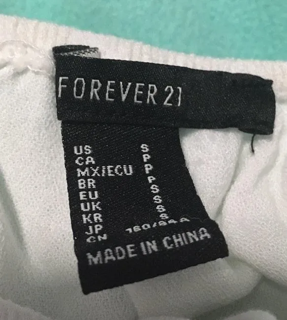 Forever 21 White Bodycon Dress - Image 2