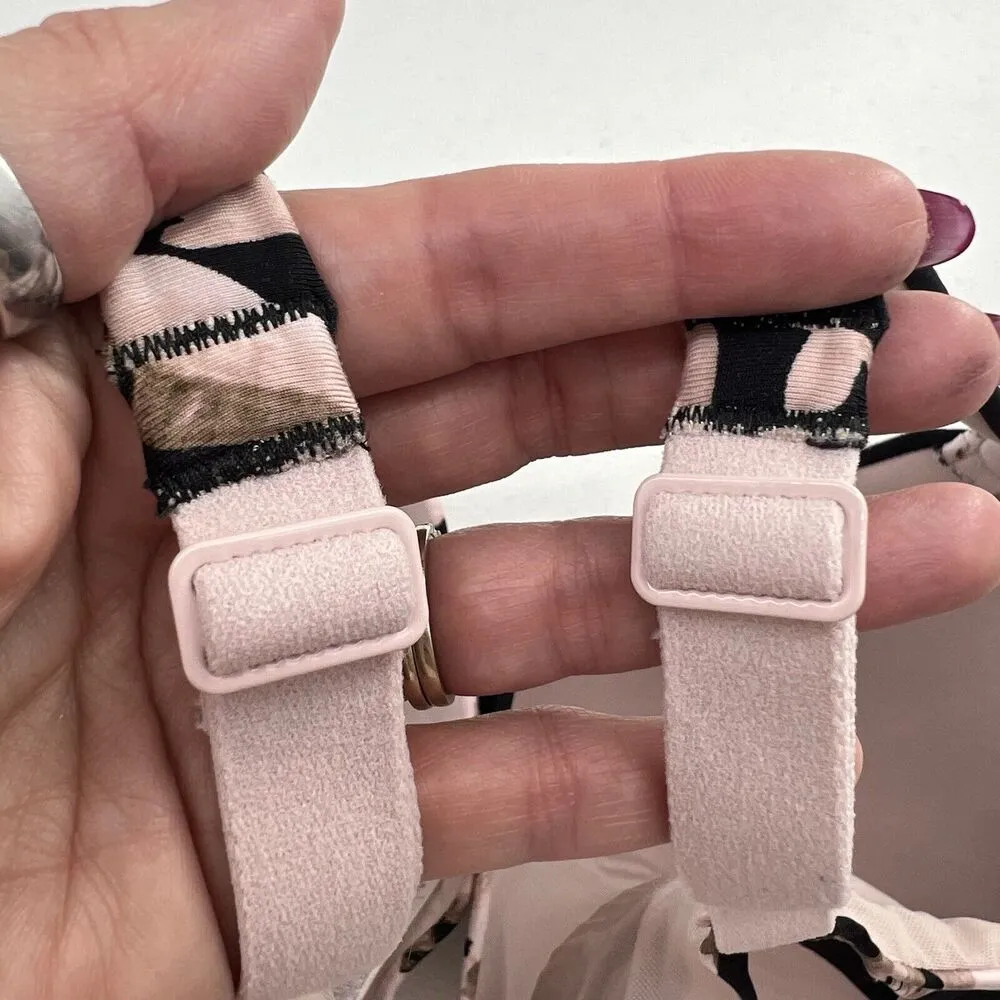 Cacique 44F Bra True Embrace T-Shirt Balconette Lightly Lined Floral Underwired - Image 6