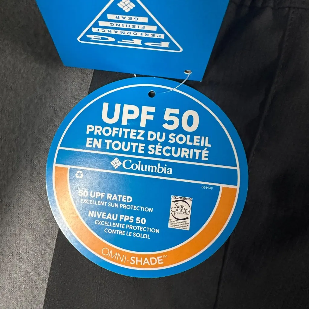 Columbia Womens‎ XXL Black Tamiami UPF 50 Pull-On Fishing Shorts Zip Pocket NWT - Image 8