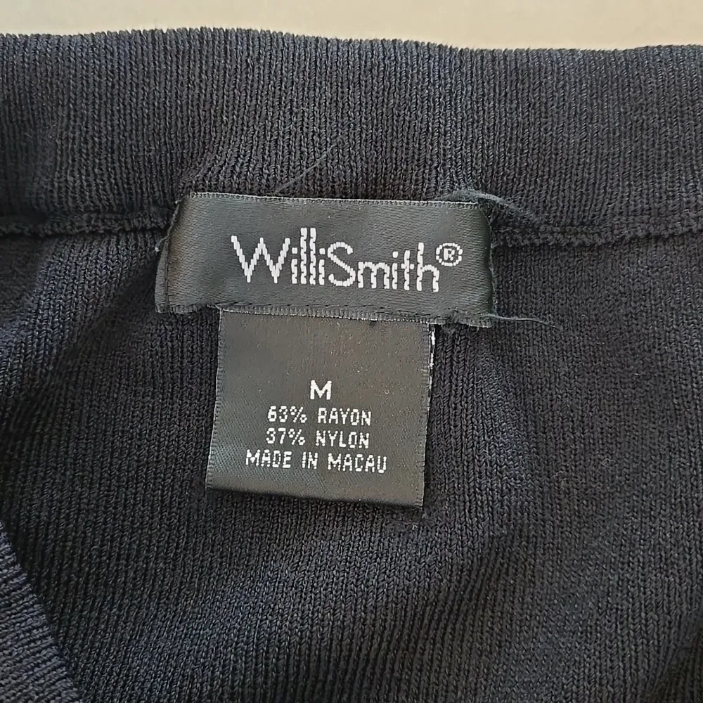 🌼Vintage Piece! Elegant Vintage Black Midi Skirt With Ruffle Hem - Image 4