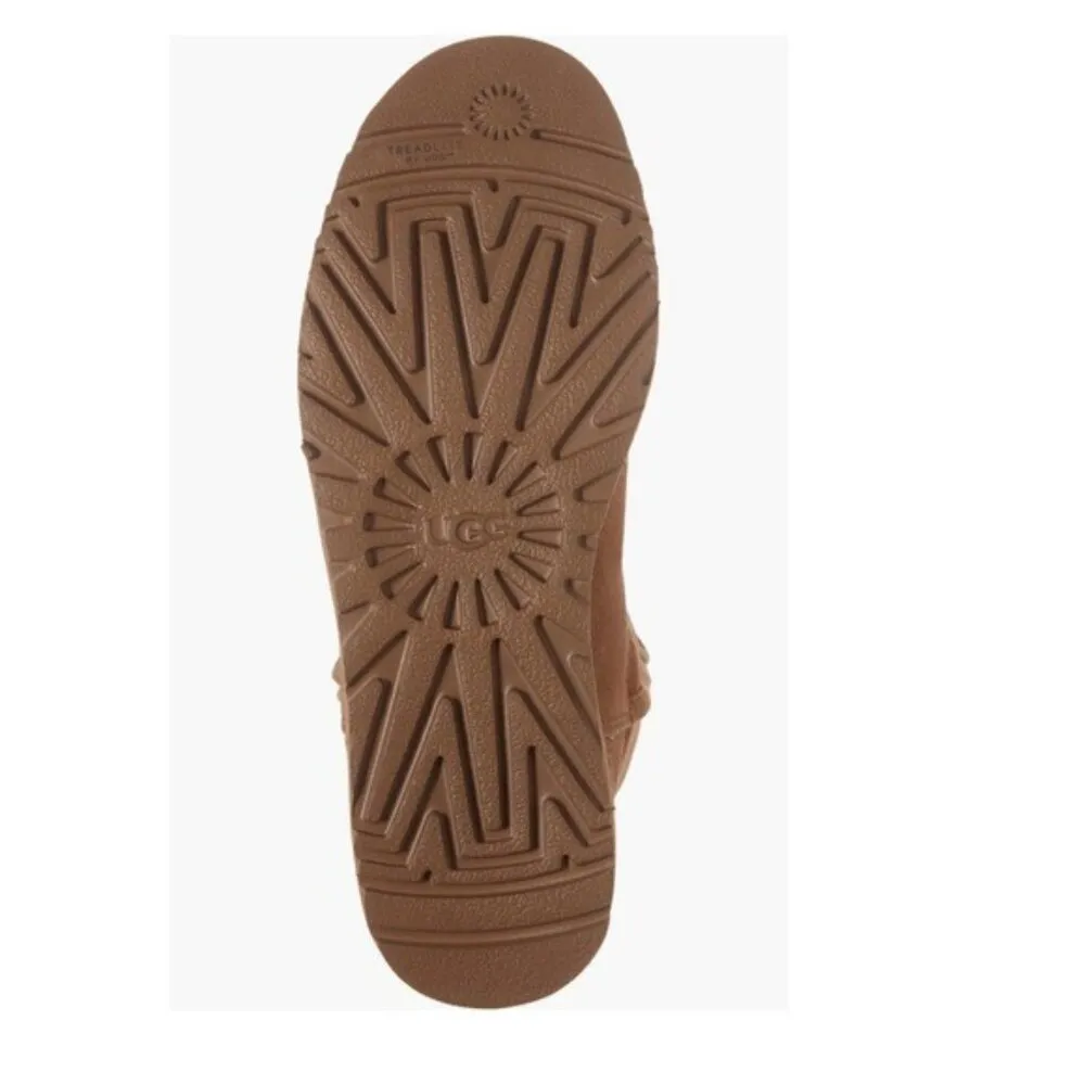 UGG Michelle Chestnut Suede Boots, Fur Leather Size EU36 US5 New in Box - Image 6