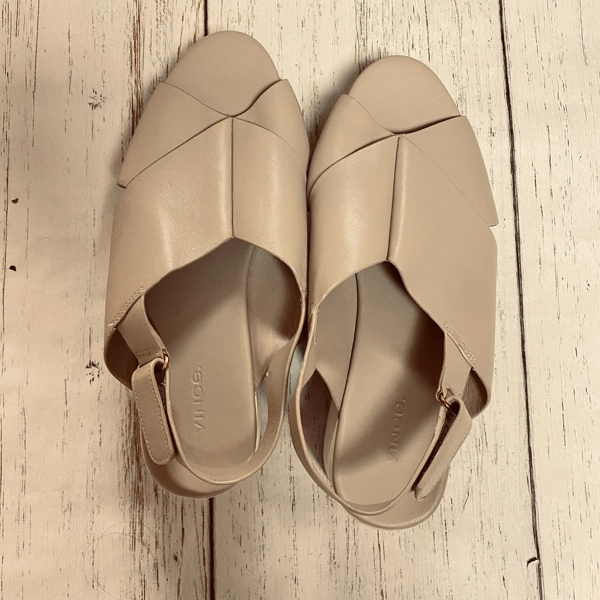 Vince Weslan Jenaya Leather Platform Crisscross Sandals - Image 4