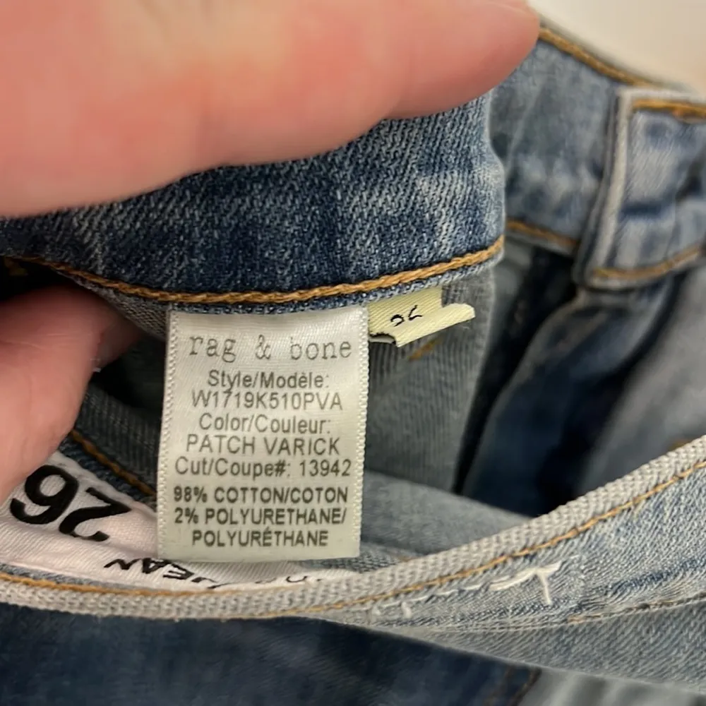 NWT Rag & Bone Santa Cruz Kick Flare Jeans Size 26 - Image 12