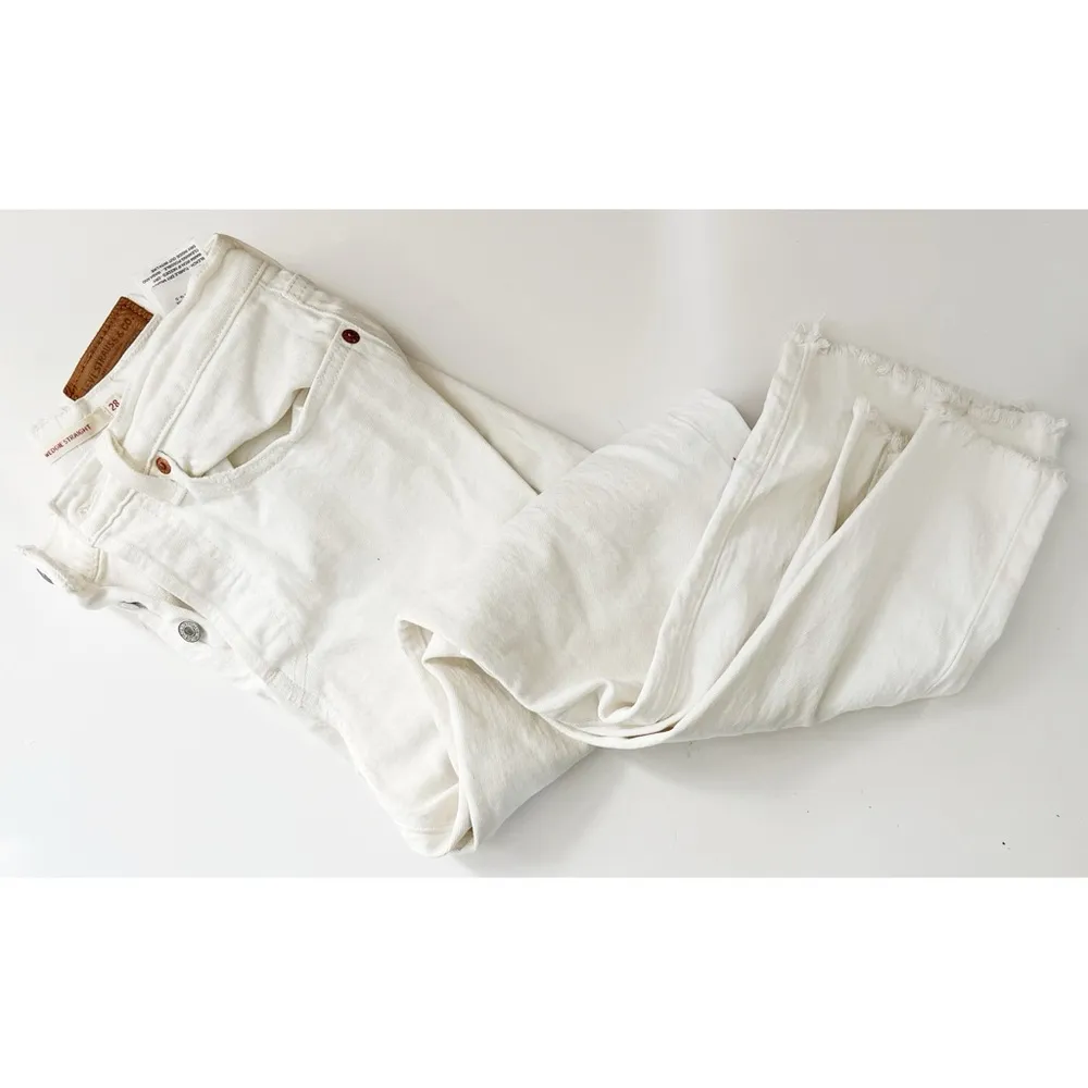 Levi’s • Wedgie Straight Cold Feet Women's White Jeans - Image 9