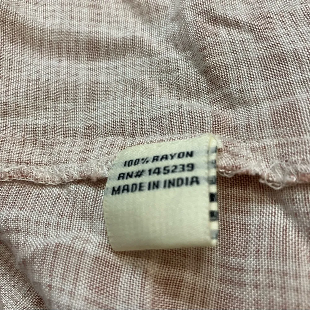 Sim & Sam NWOT  Cropped Flutter Sleeve Button Up - Image 6