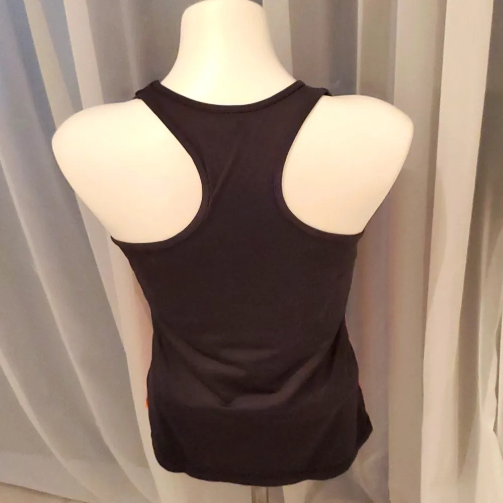 Gray& Orange Activewear Tank Top - Image 3