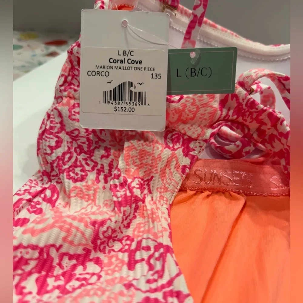 Sunsets Women's Swimwear Coral Cove Marion Maillot One Piece Swimsuit Size L B/C Pink Size L - Image 12