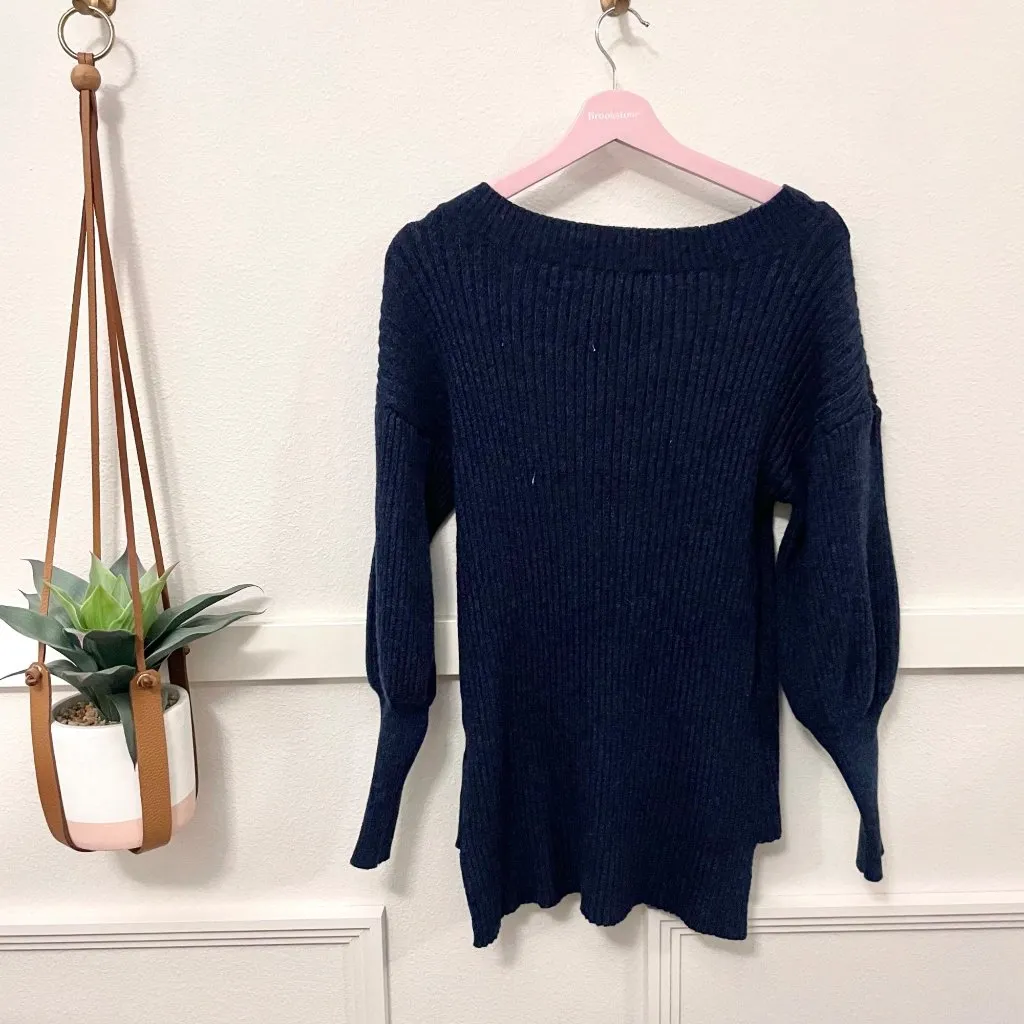 Elliatt Jade Knit Sweater in Blue Size S E2091840K - Image 7