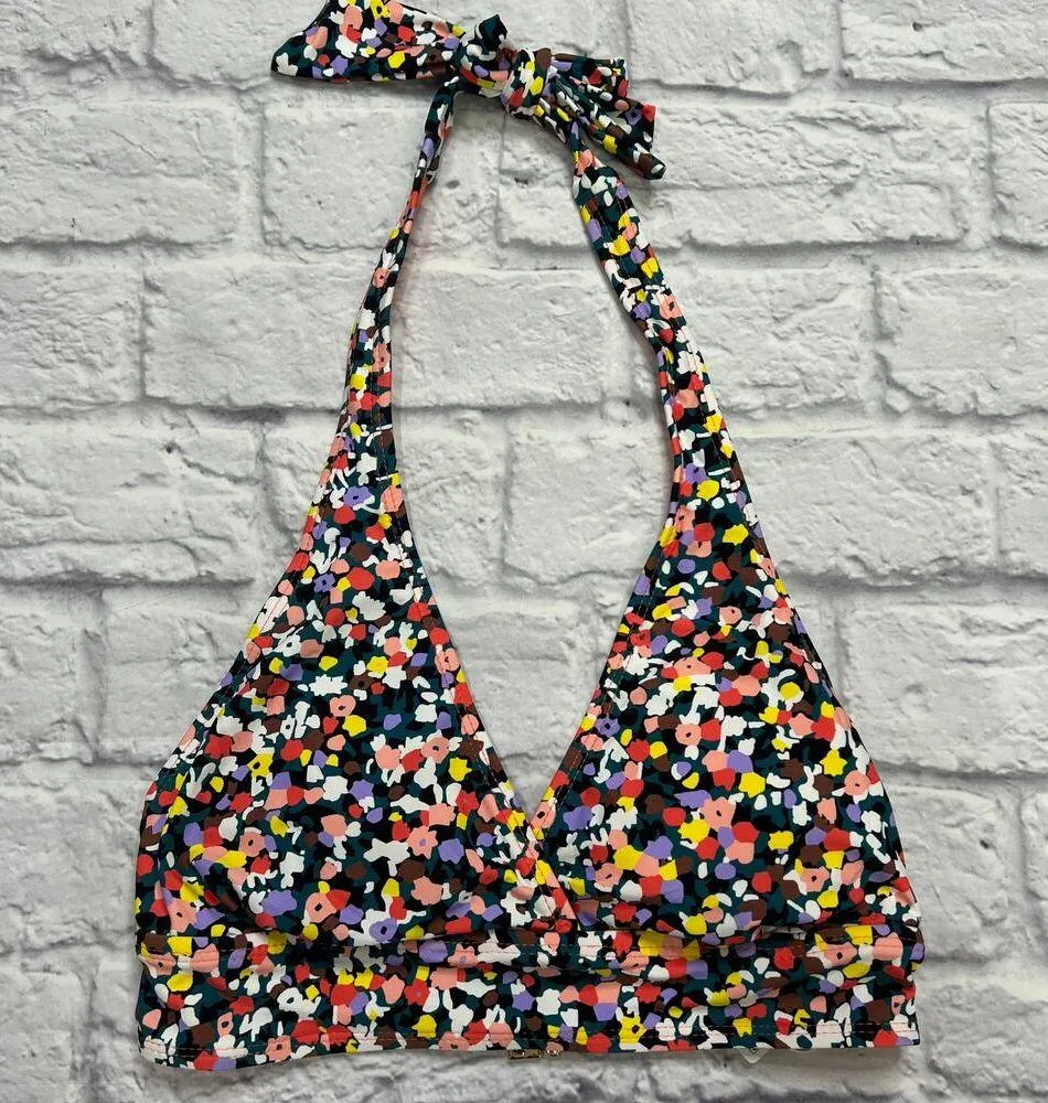 Anne Cole Womens Marilyn Banded Halter Bikini Top Size XS Dot New - Image 2