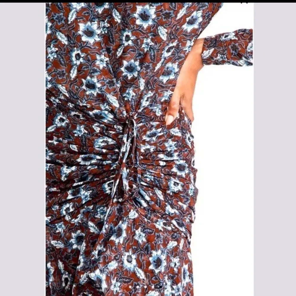 Veronica Beard Anjali Stretch Silk Mini Dress Size 8 Cottagecore Designer - Image 6