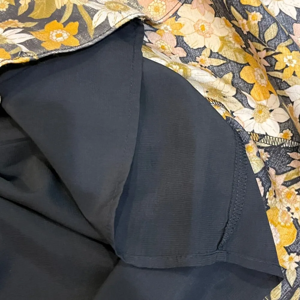 Talulah Floral S Babydoll Dress Silky Boho Style Fairy Core y2k 90’s feminine - Image 13