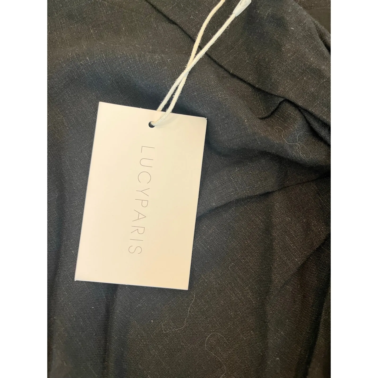 Lucy Paris Y2K Wrap Skirt Women Medium Neutral Coquette Linen Boho Western 2000s - Image 11