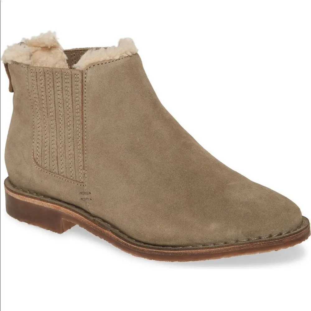 SEYCHELLES Pool Cozy Suede Fur Bootie, Ankle Bootie, Tan/Brown, Size‎ 10, NWT - Image 10