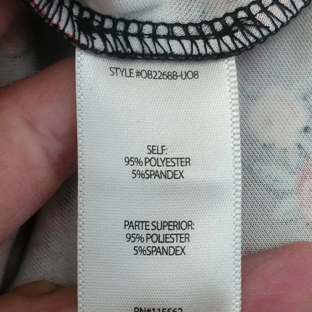 Olsenboye black red floral scuba skater skirt size xl - Image 6