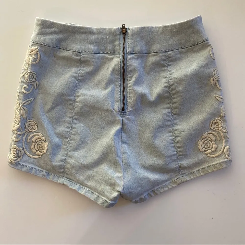 Kimchi Blue Embroidered High Waisted Micro Shorts 6 - Image 7