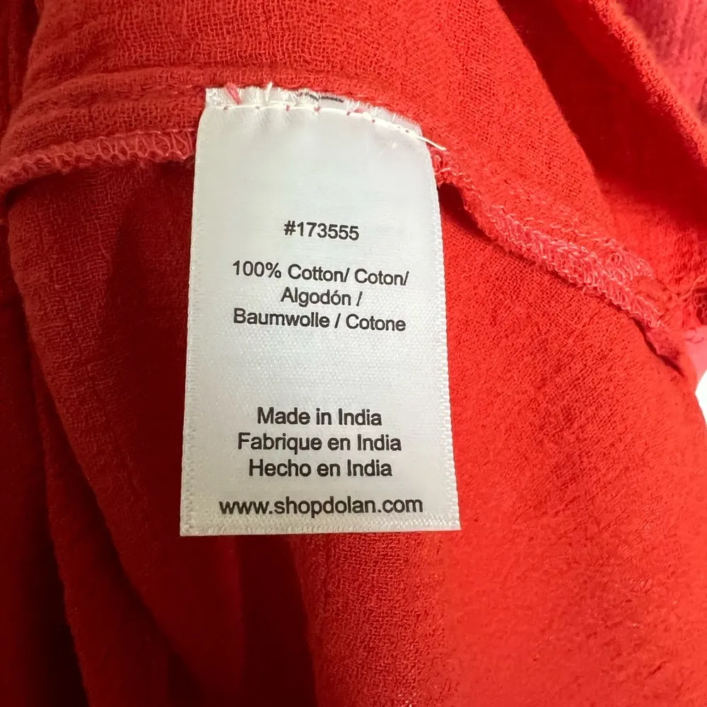 NWOT Anthropologie Dolan Left Coast Collection Ombré Cotton Gauze Top | XS - Image 8