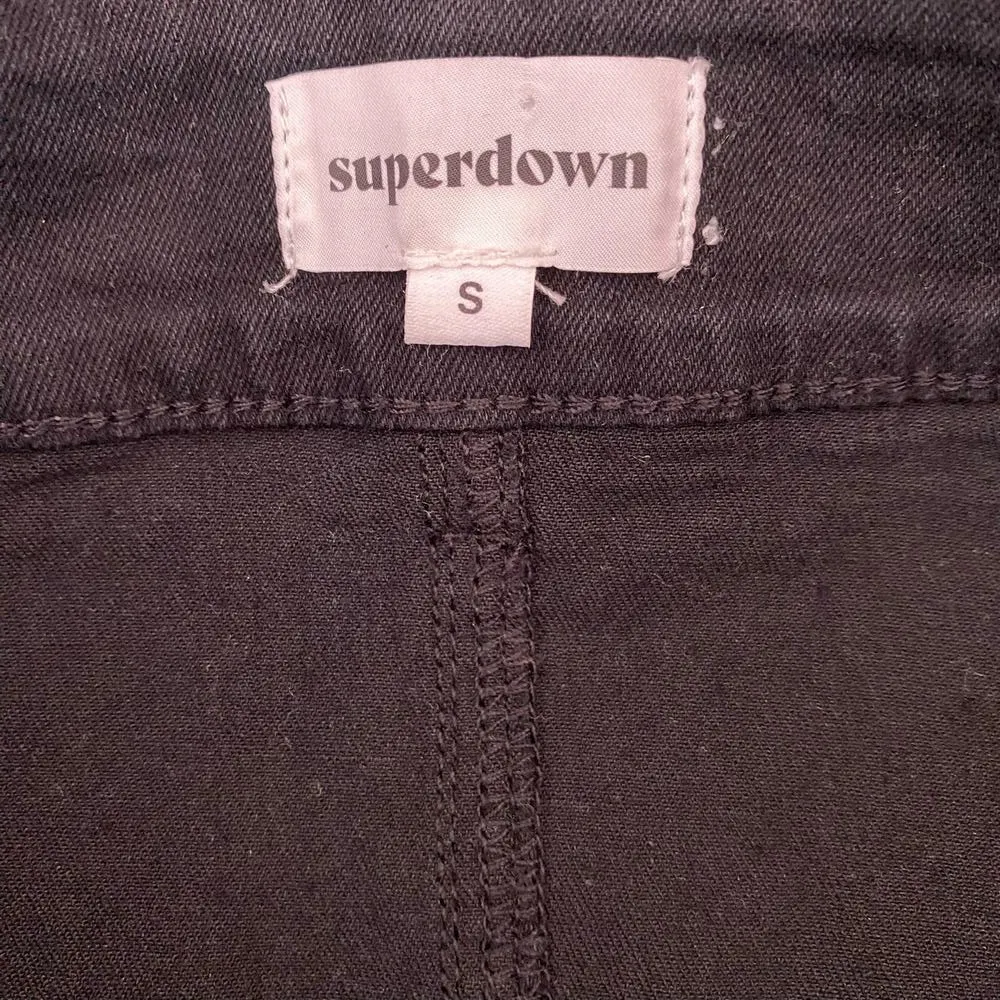 SUPERDOWN x REVOLVE sz S‎ black Denim Skirt - Image 7