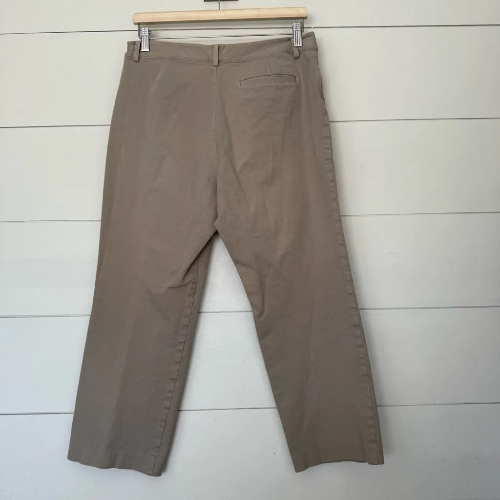 Lauren Ralph Lauren Women’s 14P Tan Dress Pants Cropped - Image 3