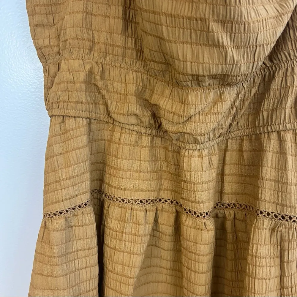 NWT Wild Fable Cognac Ruffle Tiered Skater Tank Dress Size XL - Image 7