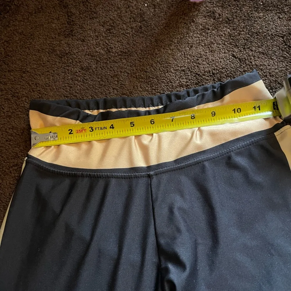 New Orleans Saints black and gold striped leggings S - Image 10