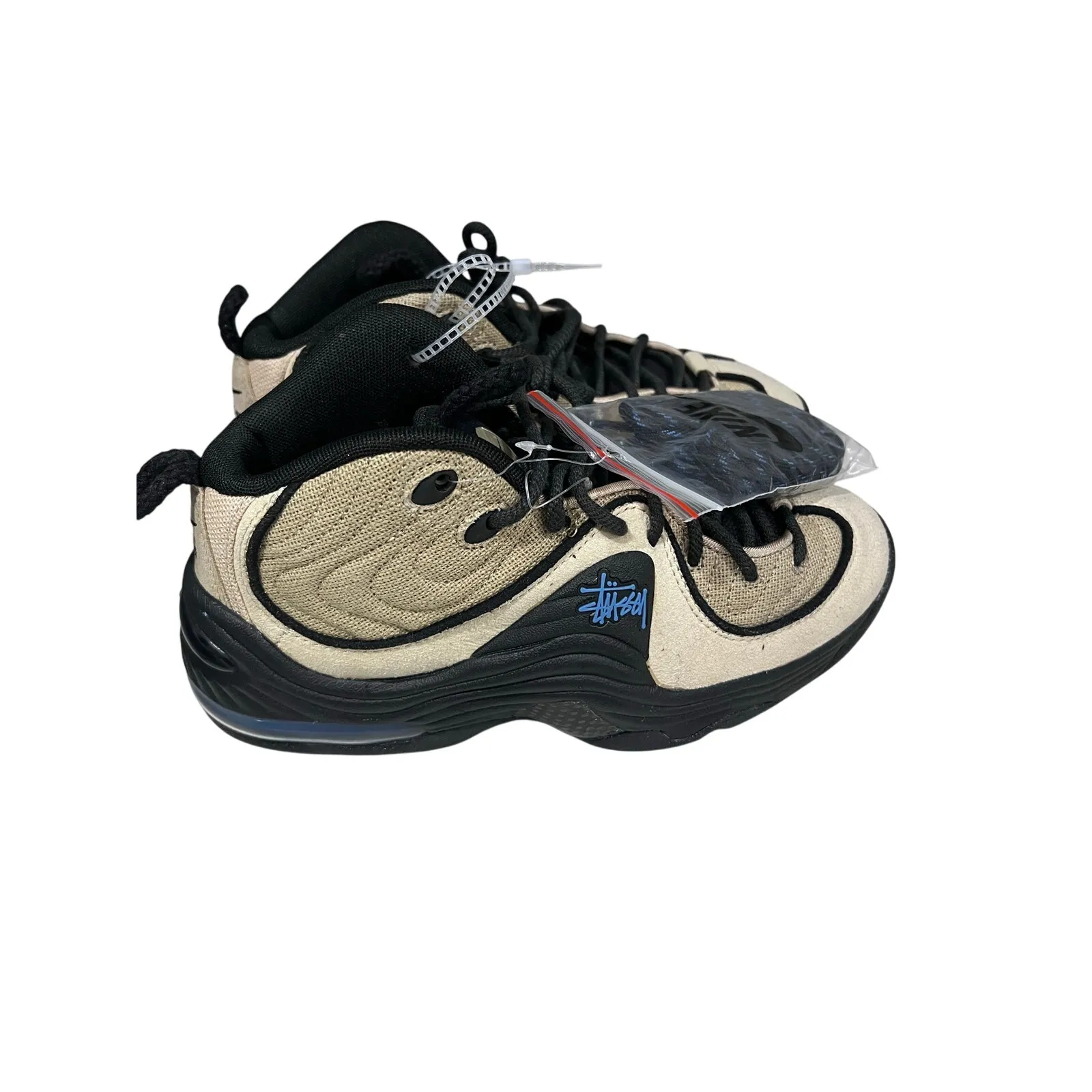 Nike Air Penny 2 x Stussy Fossil Black DX6934-200 Size 6 Men / 7.5 Women New - Image 8