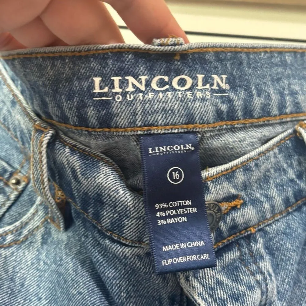 Lincoln Outfitters Cutoff Jean Shorts‎ Button Fly 16 - Image 4