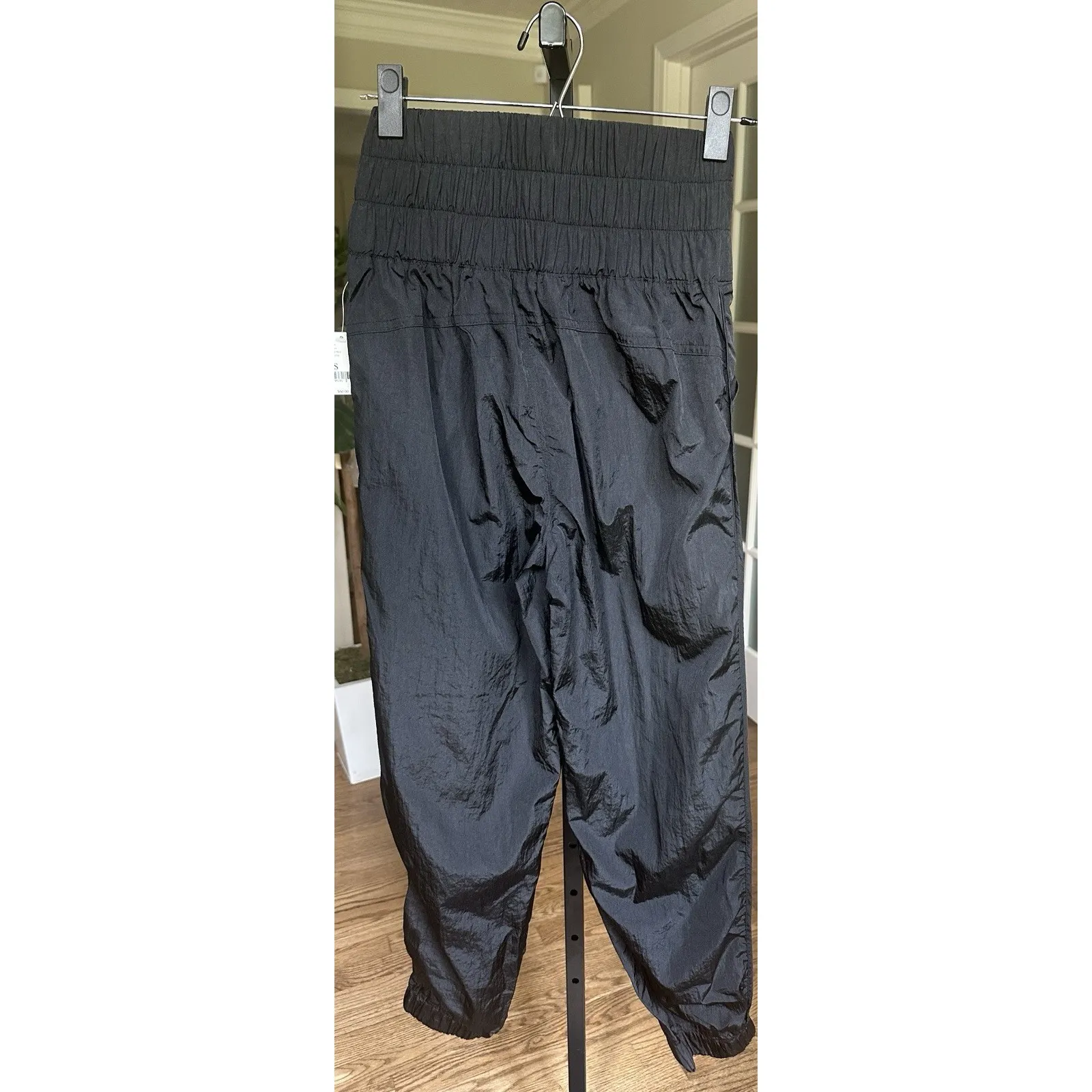 FP Movement The Way Home Joggers Black XS High Rise Nylon Track Pants NWT $60 - Image 5