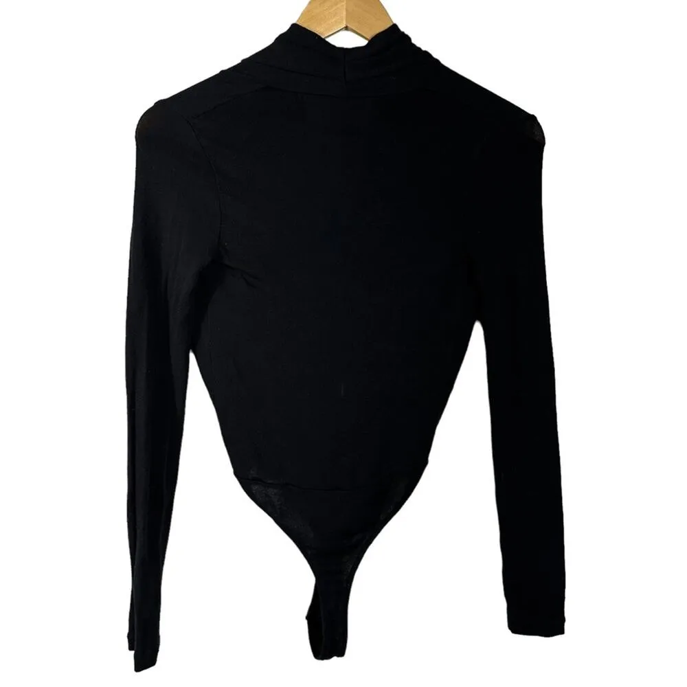 VINCE Long Sleeve Crossover Bodysuit Size XXS - Image 2
