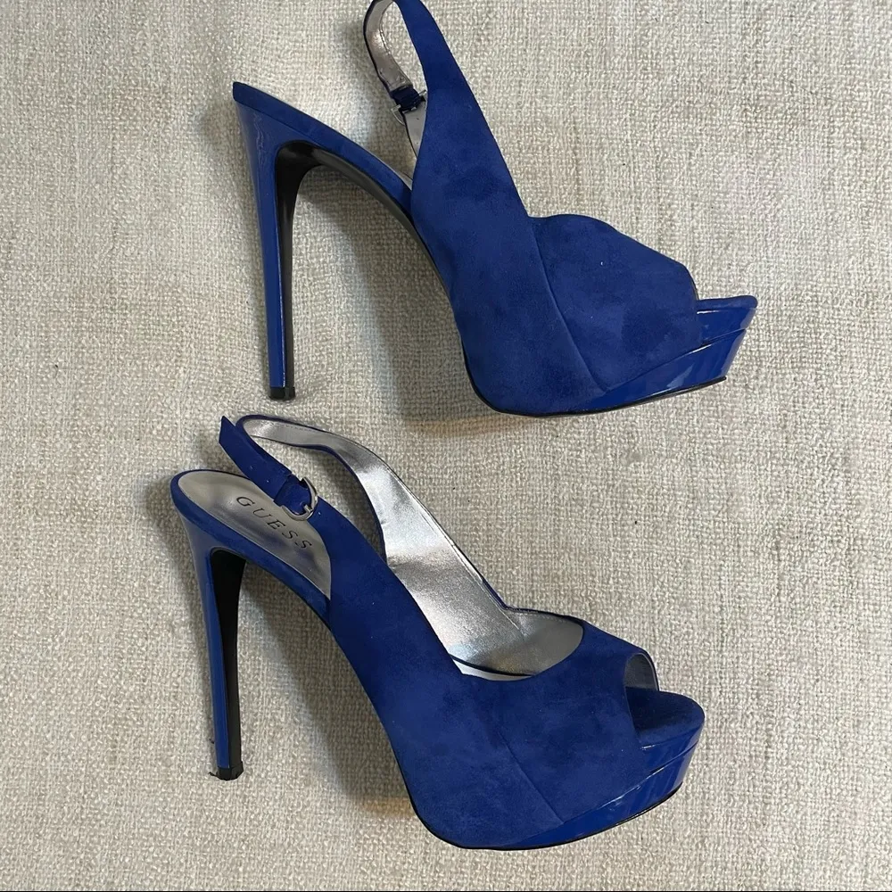 Guess Women’s High Heels in Blue - Image 3